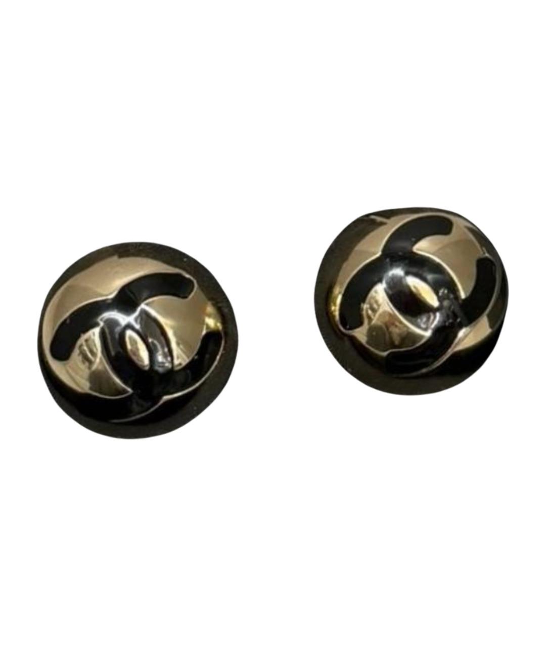CHANEL Золотые серьги, фото 1