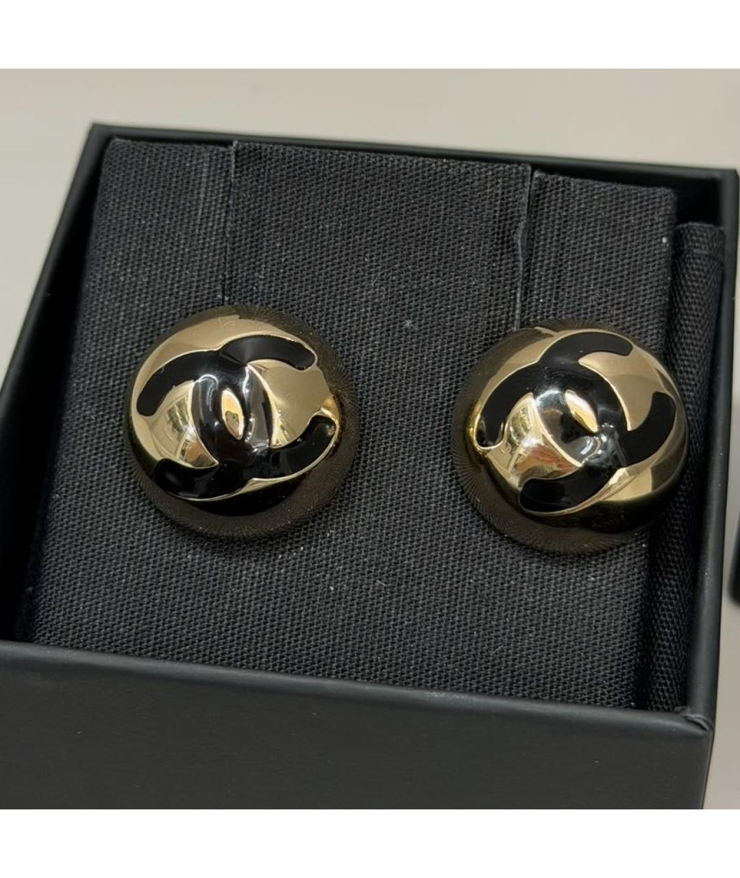 CHANEL Золотые серьги, фото 4