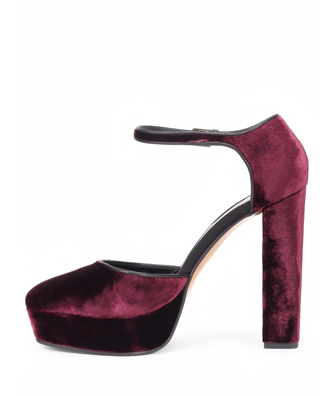 ETRO Бордовые туфли, фото 3