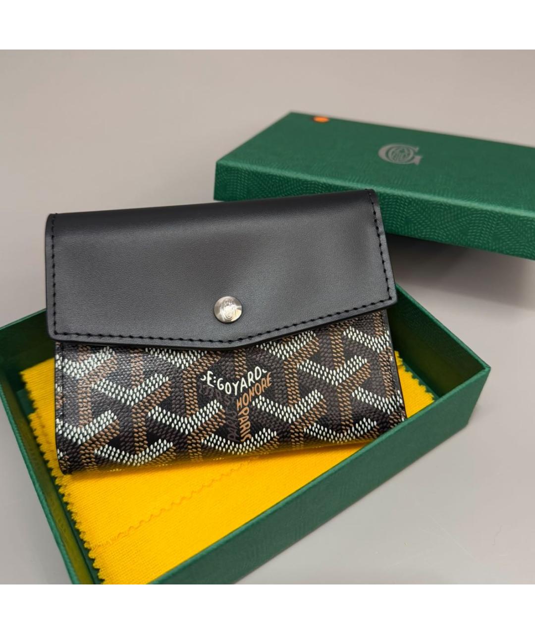 GOYARD Черный кошелек, фото 5