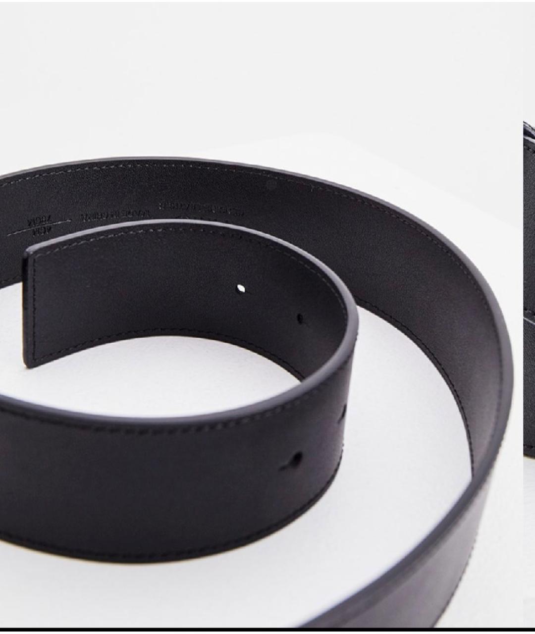 PINKO Черный кожаный ремень, фото 3