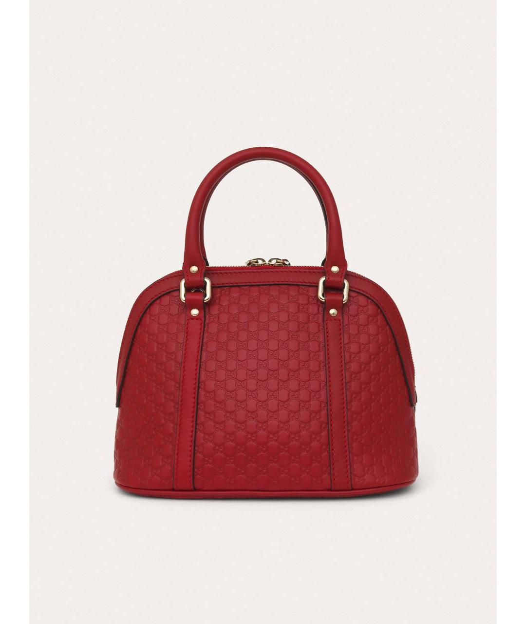 GUCCI Бордовая кожаная сумка через плечо, фото 3