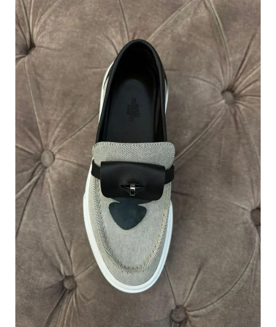 HERMES Мульти кожаные лоферы, фото 2