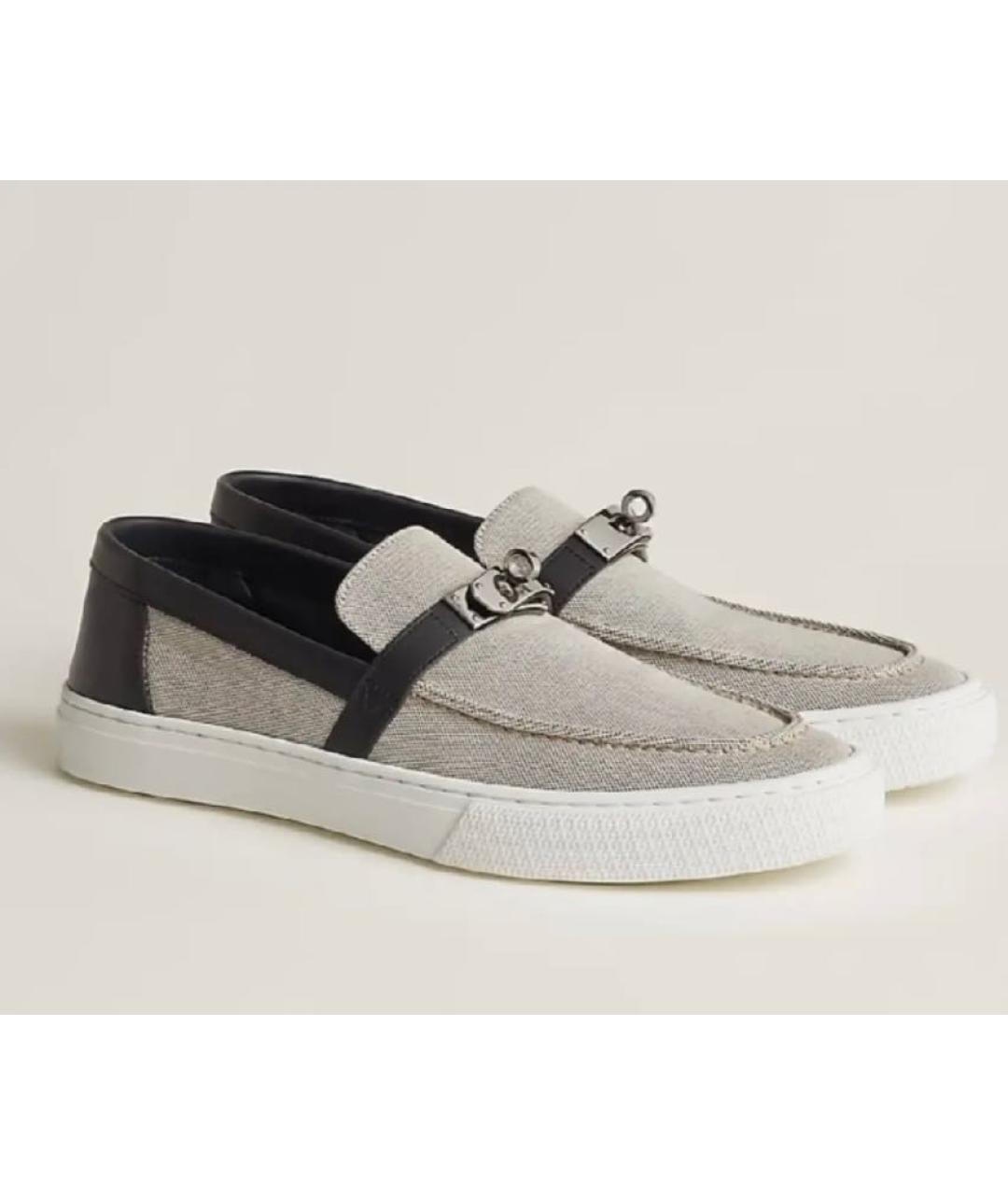 HERMES Мульти кожаные лоферы, фото 6