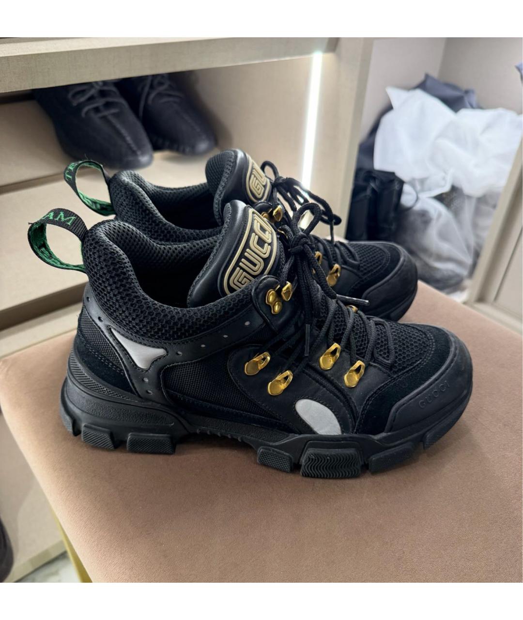 GUCCI Черные ботинки, фото 5