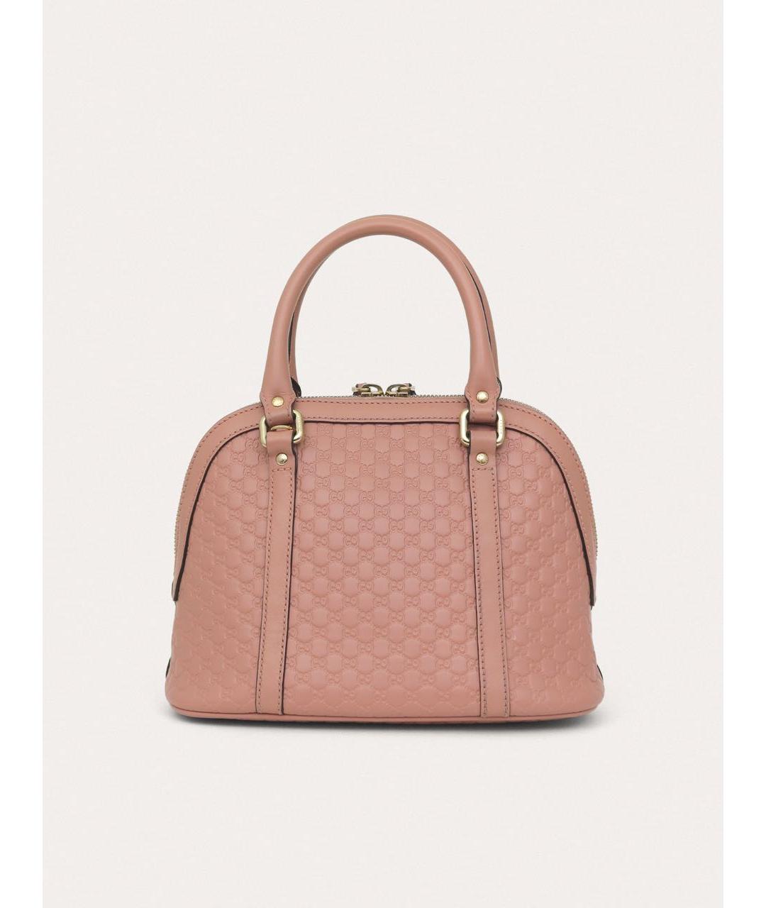 GUCCI Розовая кожаная сумка через плечо, фото 3