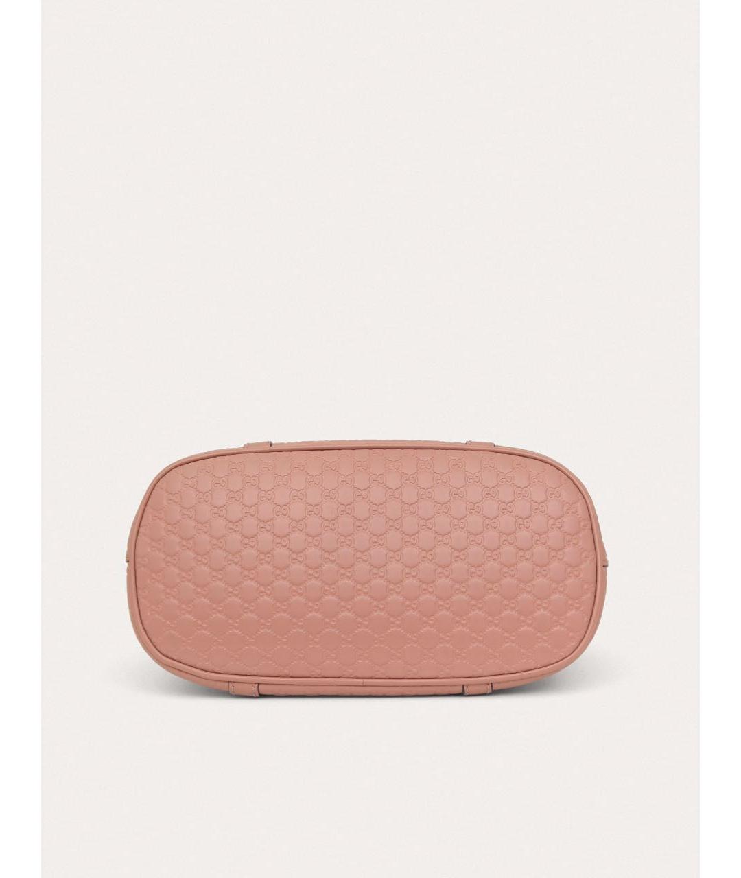 GUCCI Розовая кожаная сумка через плечо, фото 6