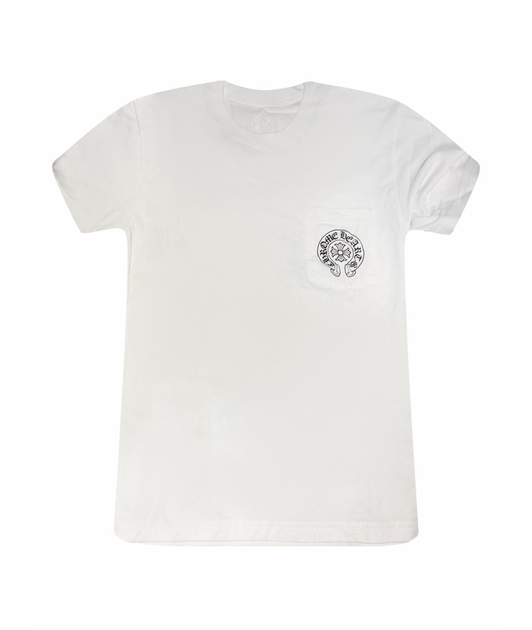 CHROME HEARTS Белая хлопковая футболка, фото 1