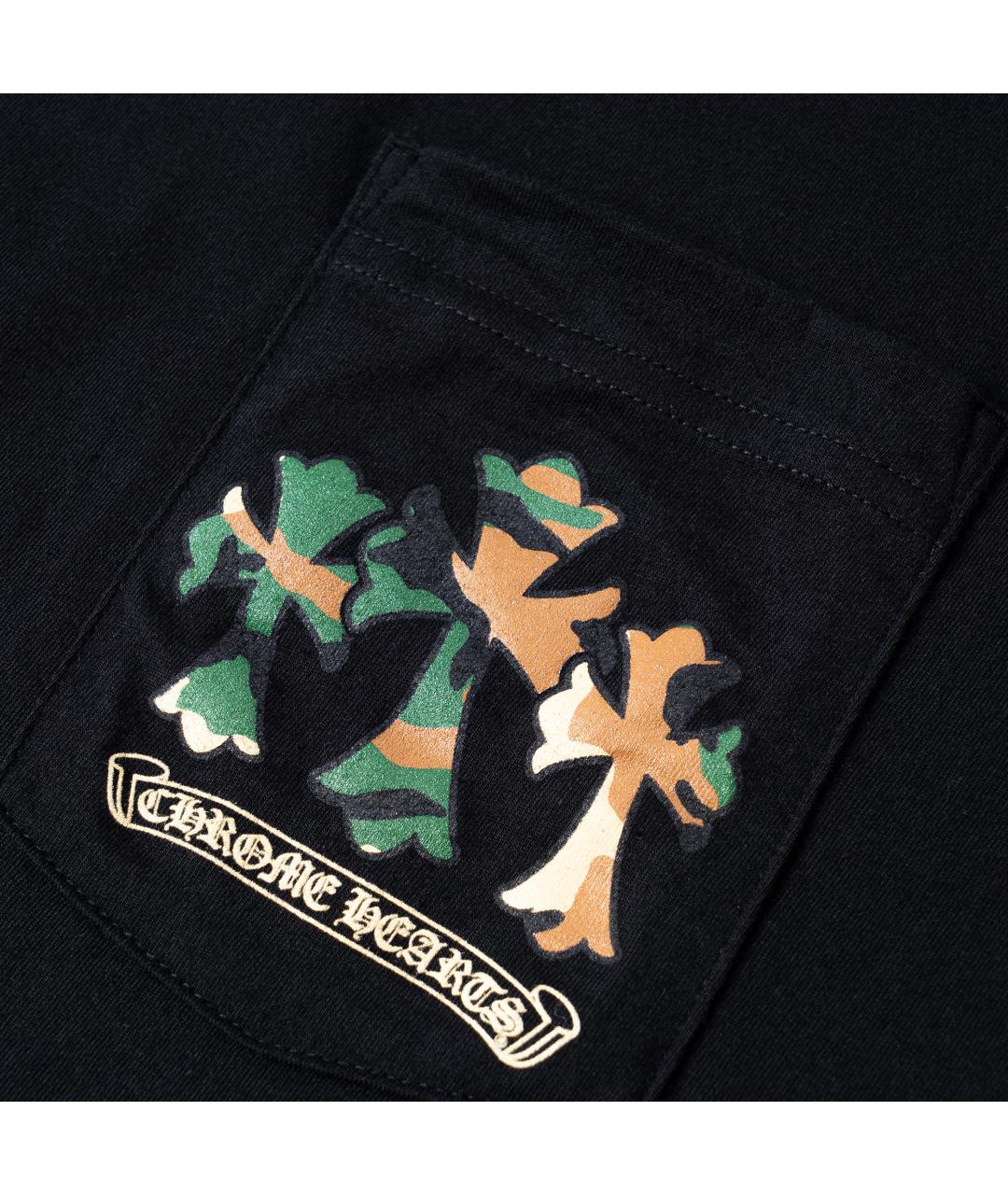 CHROME HEARTS Черная футболка, фото 3