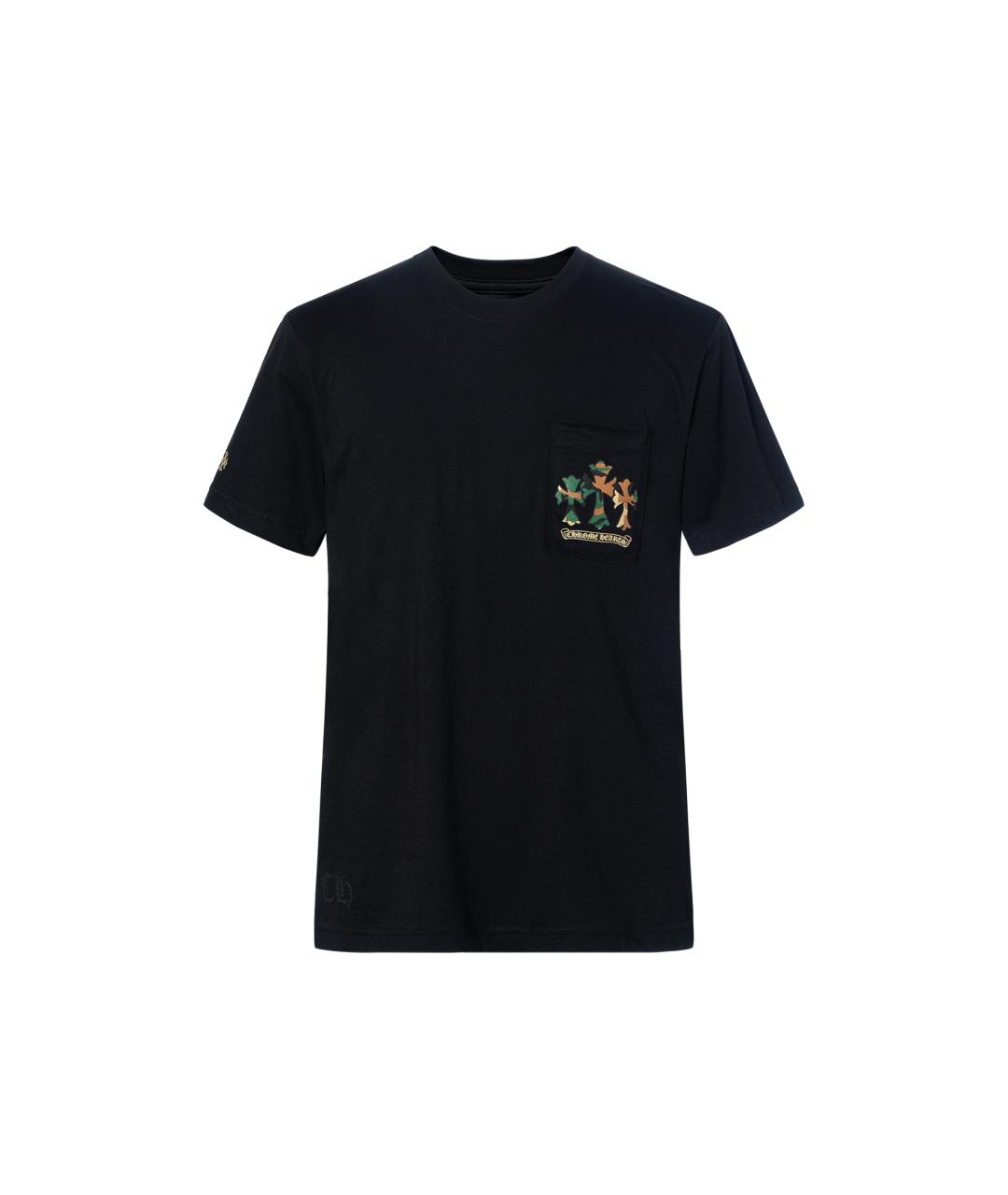 CHROME HEARTS Черная футболка, фото 5