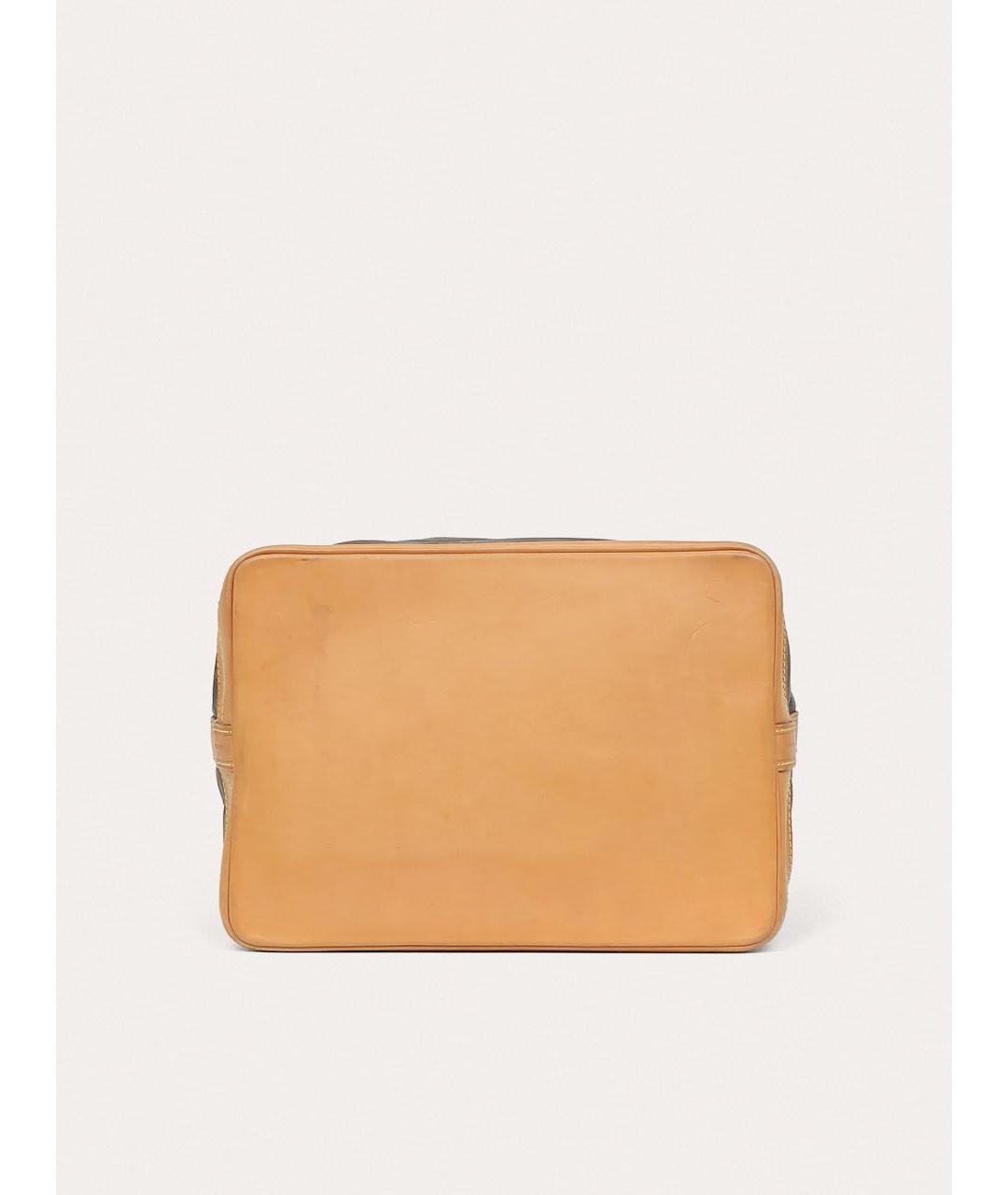 LOUIS VUITTON Коричневая кожаная сумка через плечо, фото 4