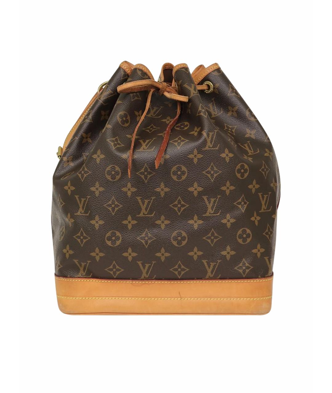 LOUIS VUITTON Коричневая кожаная сумка через плечо, фото 1