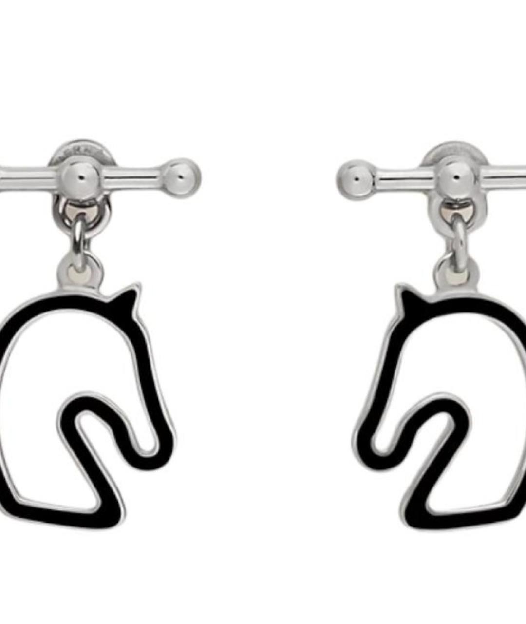 HERMES Металлические серьги, фото 2