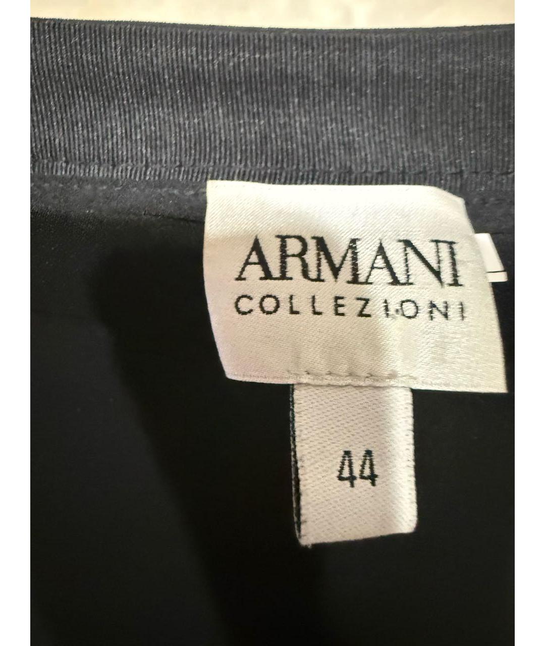ARMANI JEANS Черные прямые брюки, фото 4
