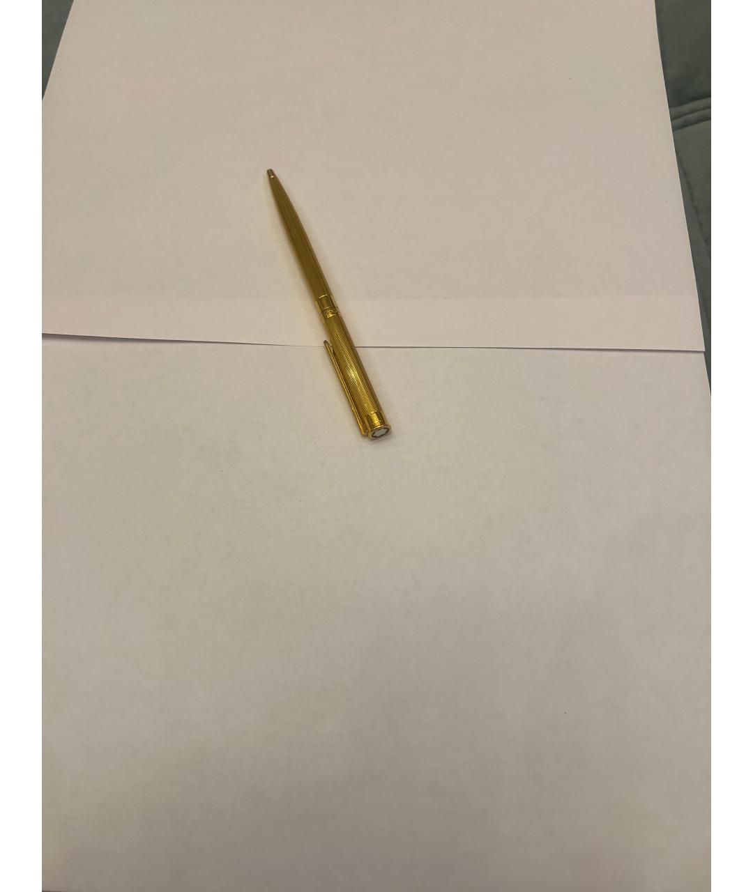MONTBLANC Золотая позолоченная шариковая ручка, фото 2