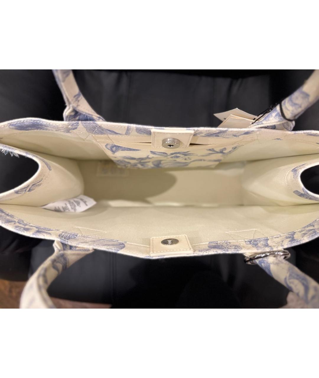 SANDRO Белая хлопковая сумка тоут, фото 4