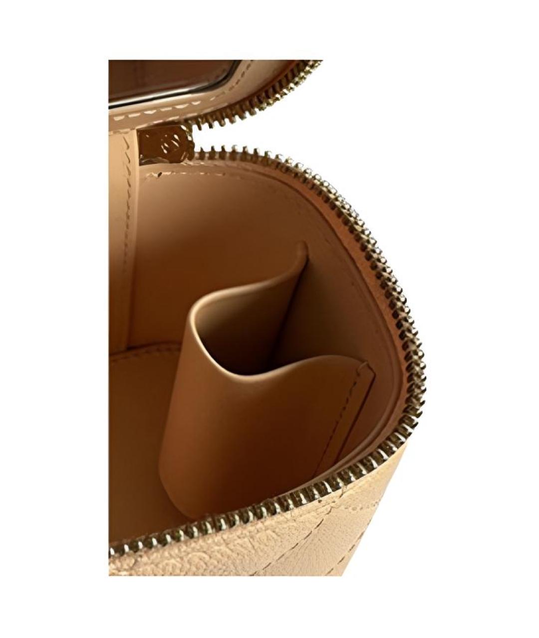 CHANEL Бежевая сумка через плечо, фото 4