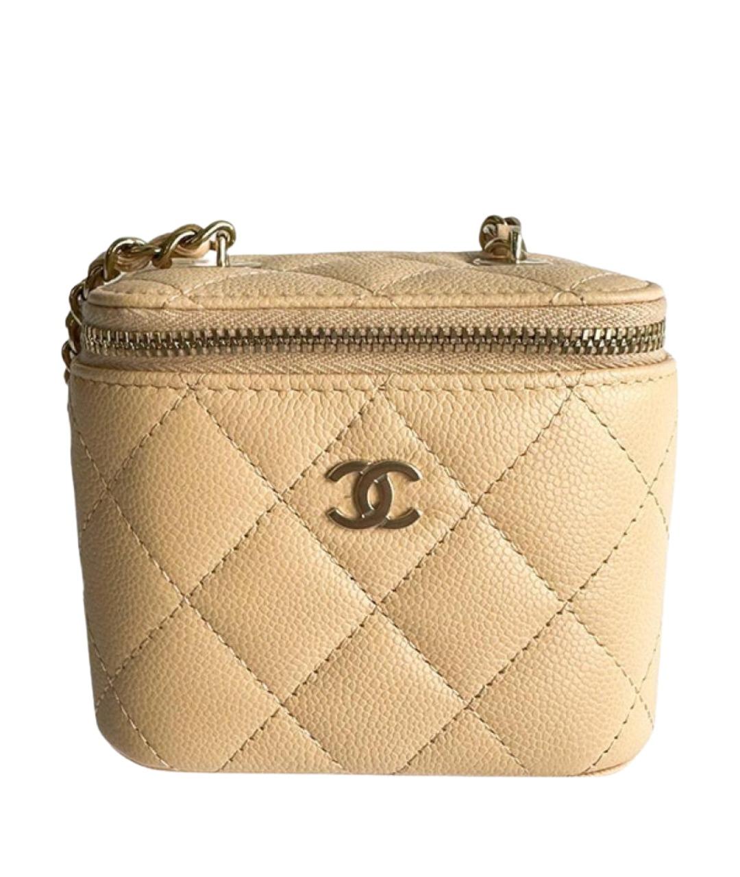 CHANEL Бежевая сумка через плечо, фото 1