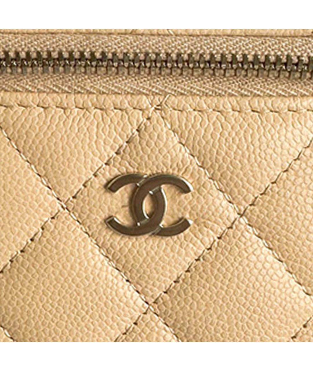 CHANEL Бежевая сумка через плечо, фото 3