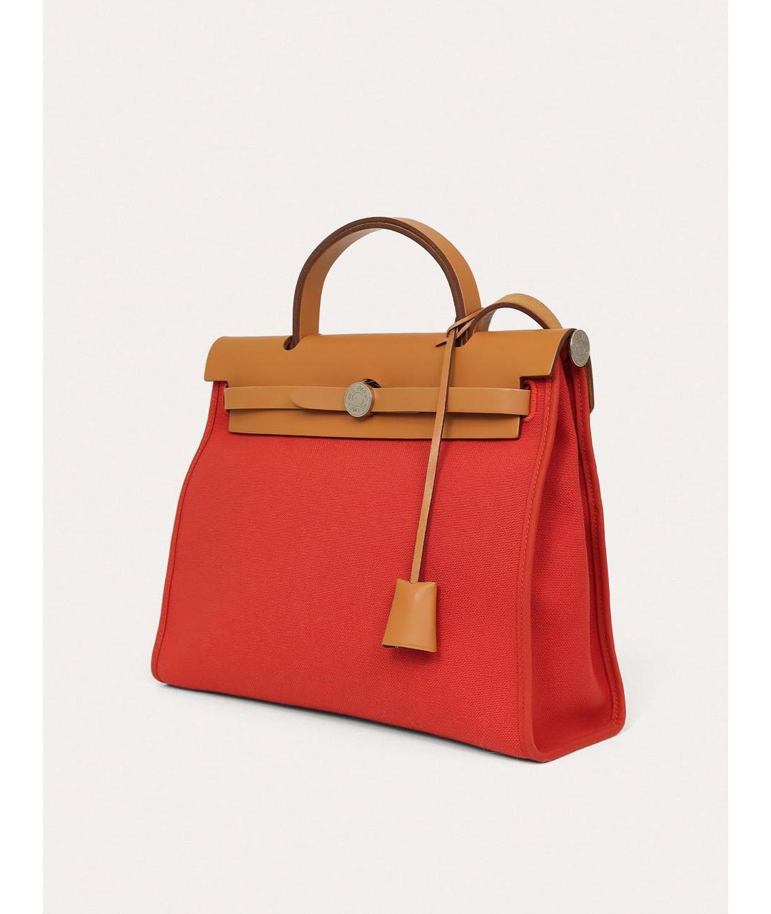 HERMES Красная кожаная сумка через плечо, фото 2