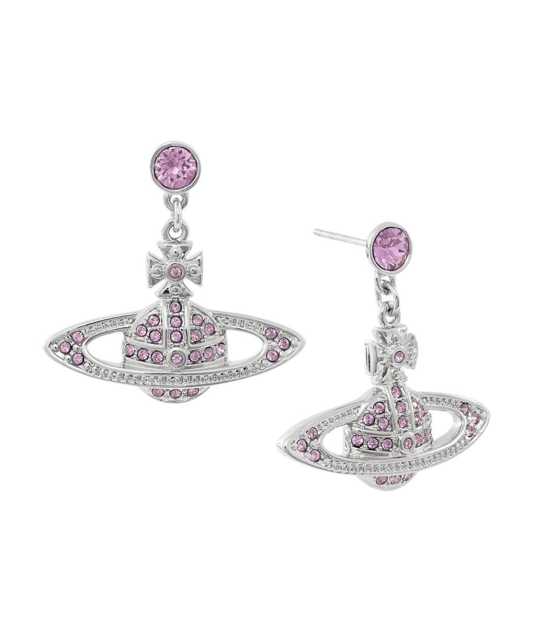 VIVIENNE WESTWOOD Серебряные металлические серьги, фото 2