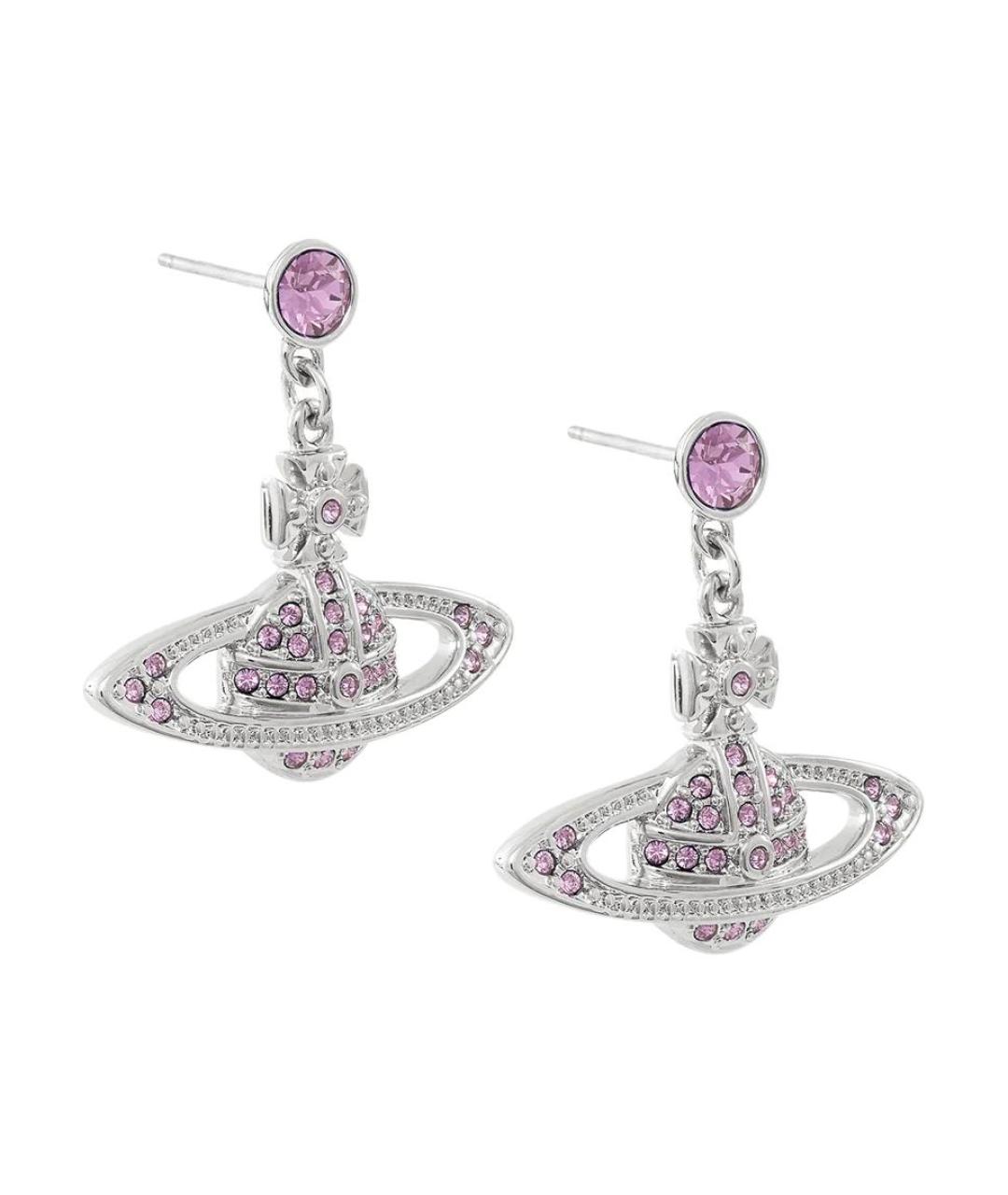 VIVIENNE WESTWOOD Серебряные металлические серьги, фото 3