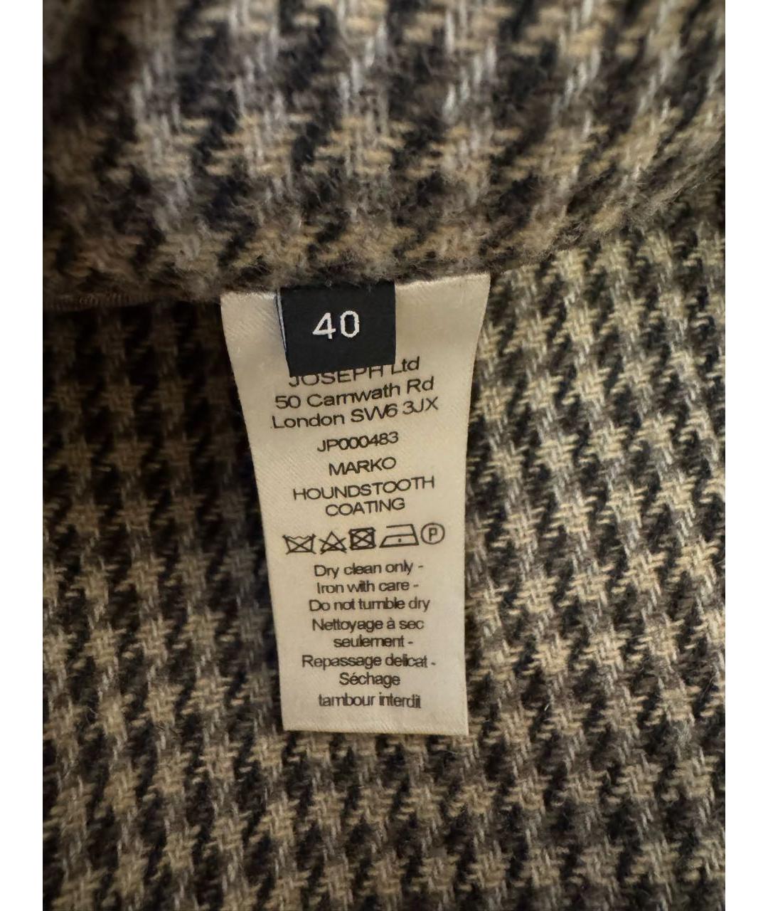 JOSEPH Серое шерстяное пальто, фото 3