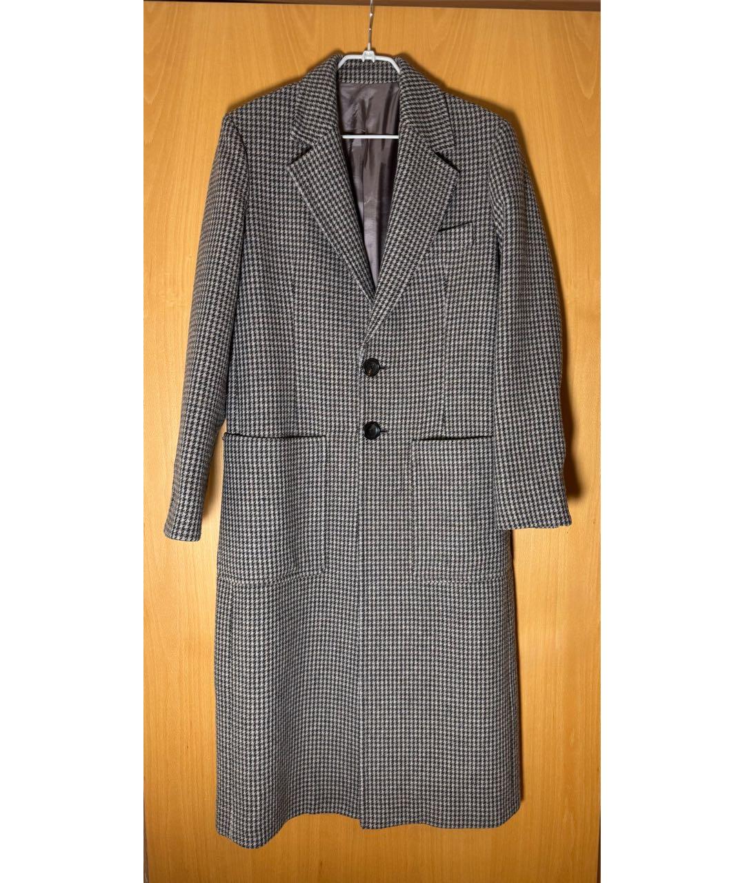 JOSEPH Серое шерстяное пальто, фото 5