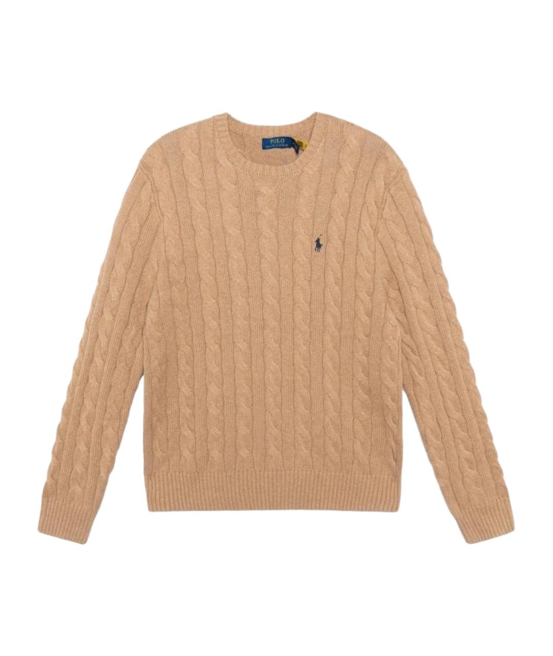 POLO RALPH LAUREN Коричневый джемпер / свитер, фото 1