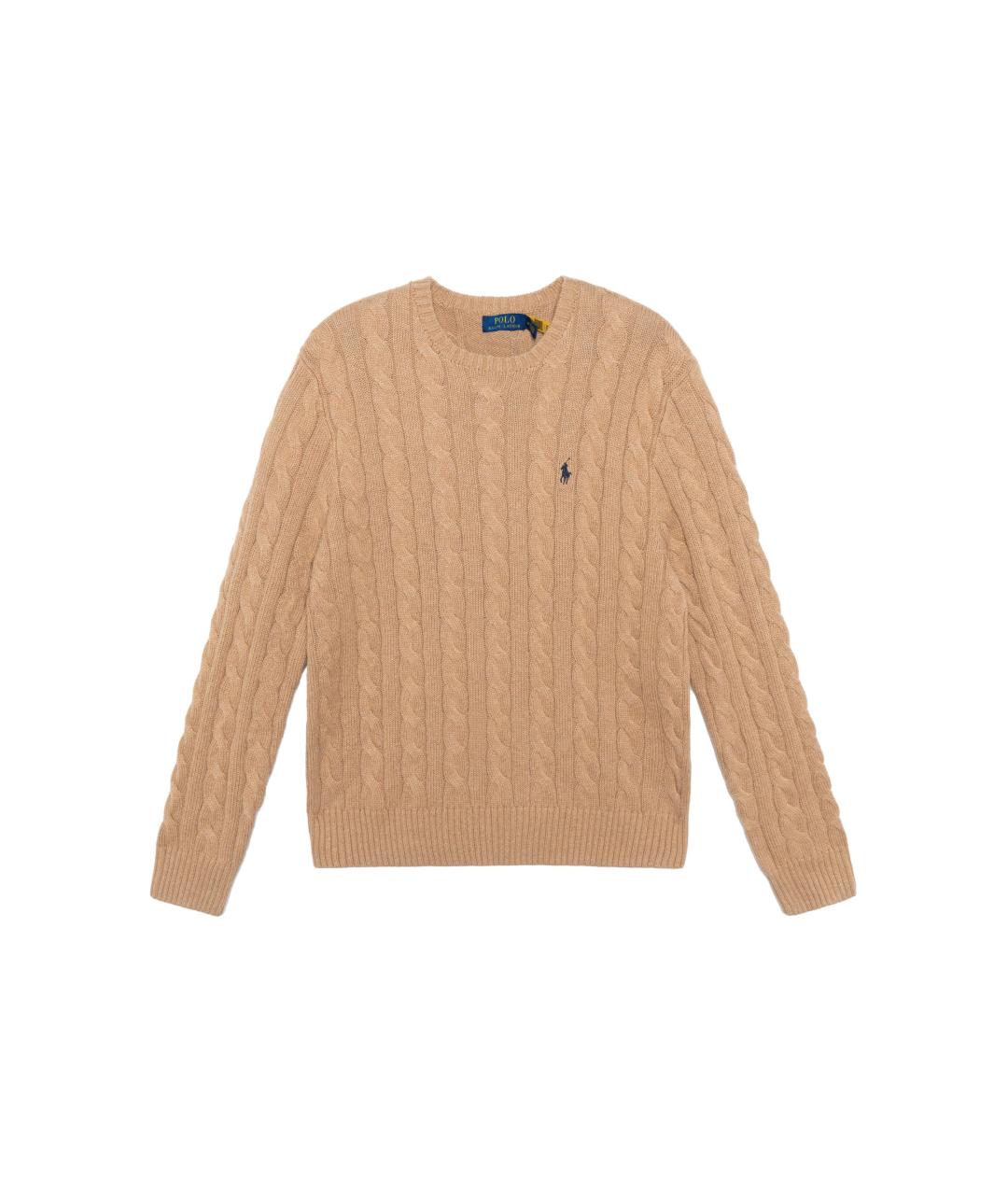 POLO RALPH LAUREN Коричневый джемпер / свитер, фото 6