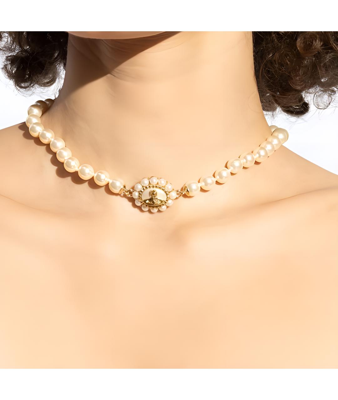 VIVIENNE WESTWOOD Золотое колье, фото 4