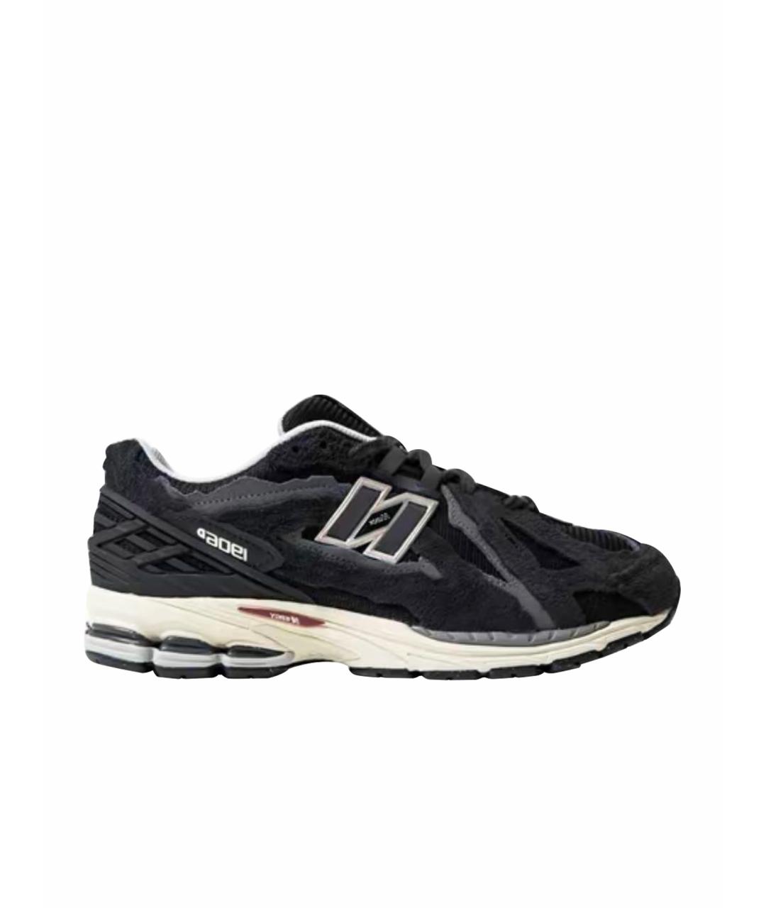 NEW BALANCE Черные замшевые низкие кроссовки / кеды, фото 1