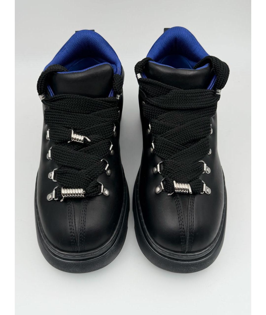 BURBERRY Черные низкие ботинки, фото 3