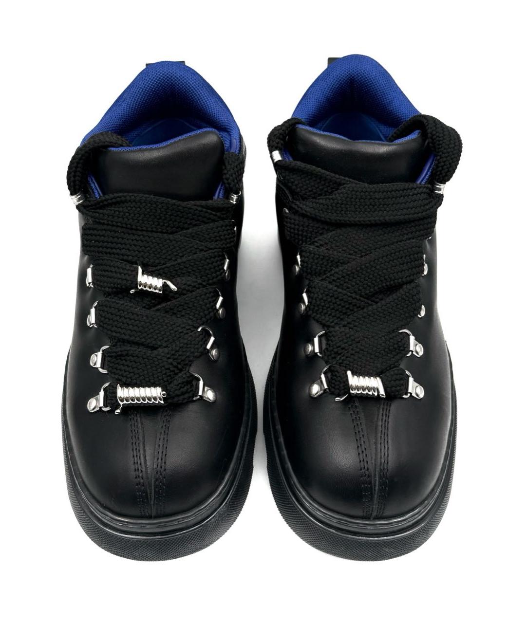 BURBERRY Черные низкие ботинки, фото 2