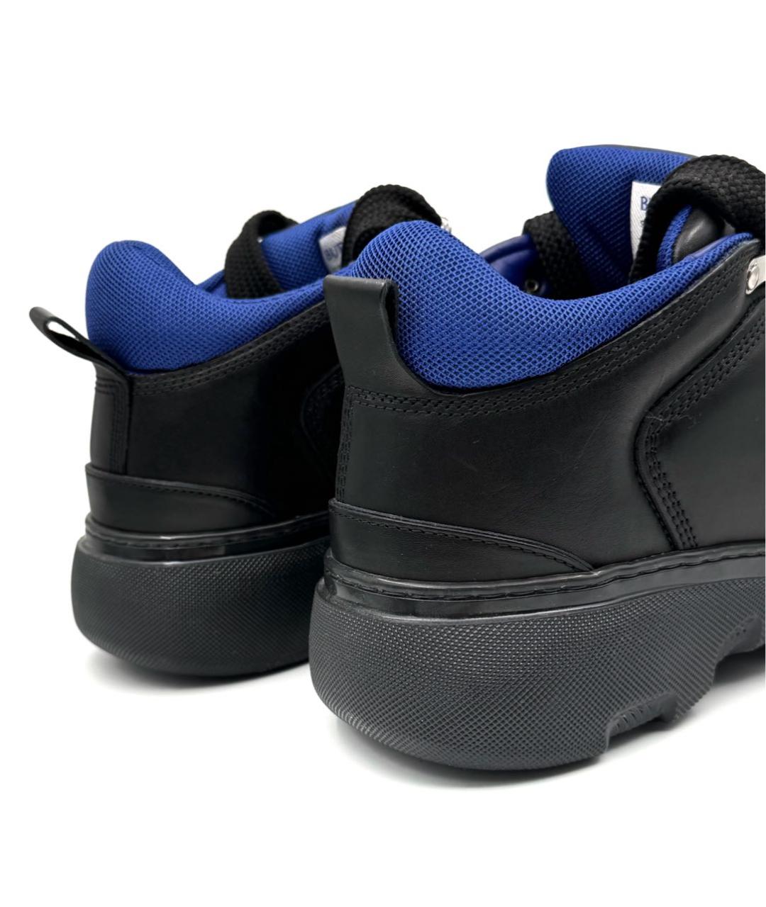 BURBERRY Черные низкие ботинки, фото 4