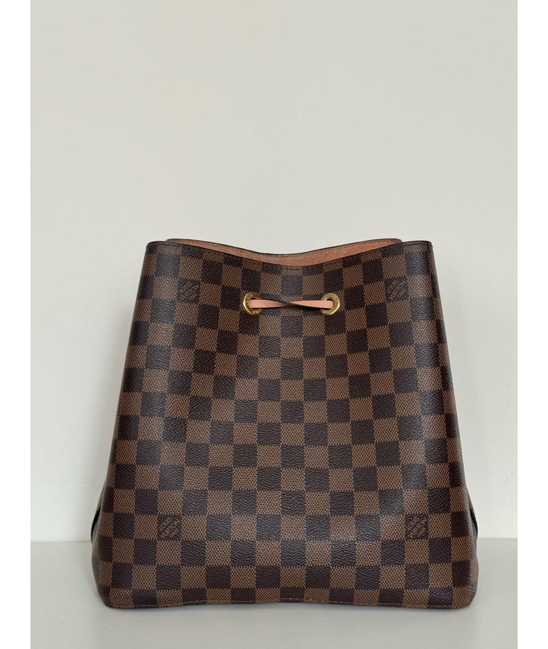 LOUIS VUITTON Коричневая сумка через плечо, фото 3