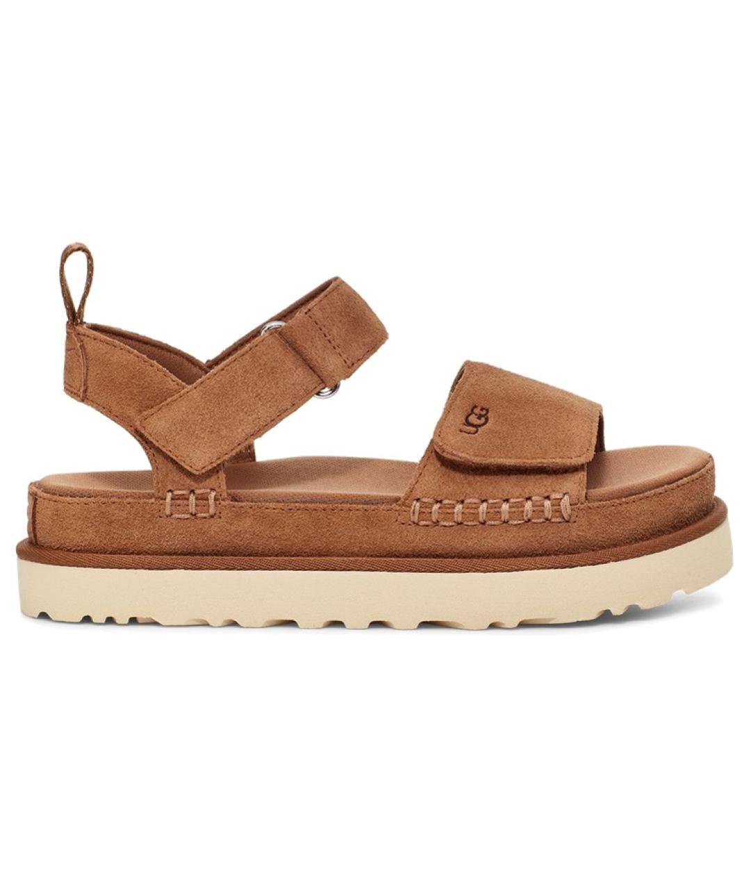 UGG Коричневые замшевые сандалии, фото 2