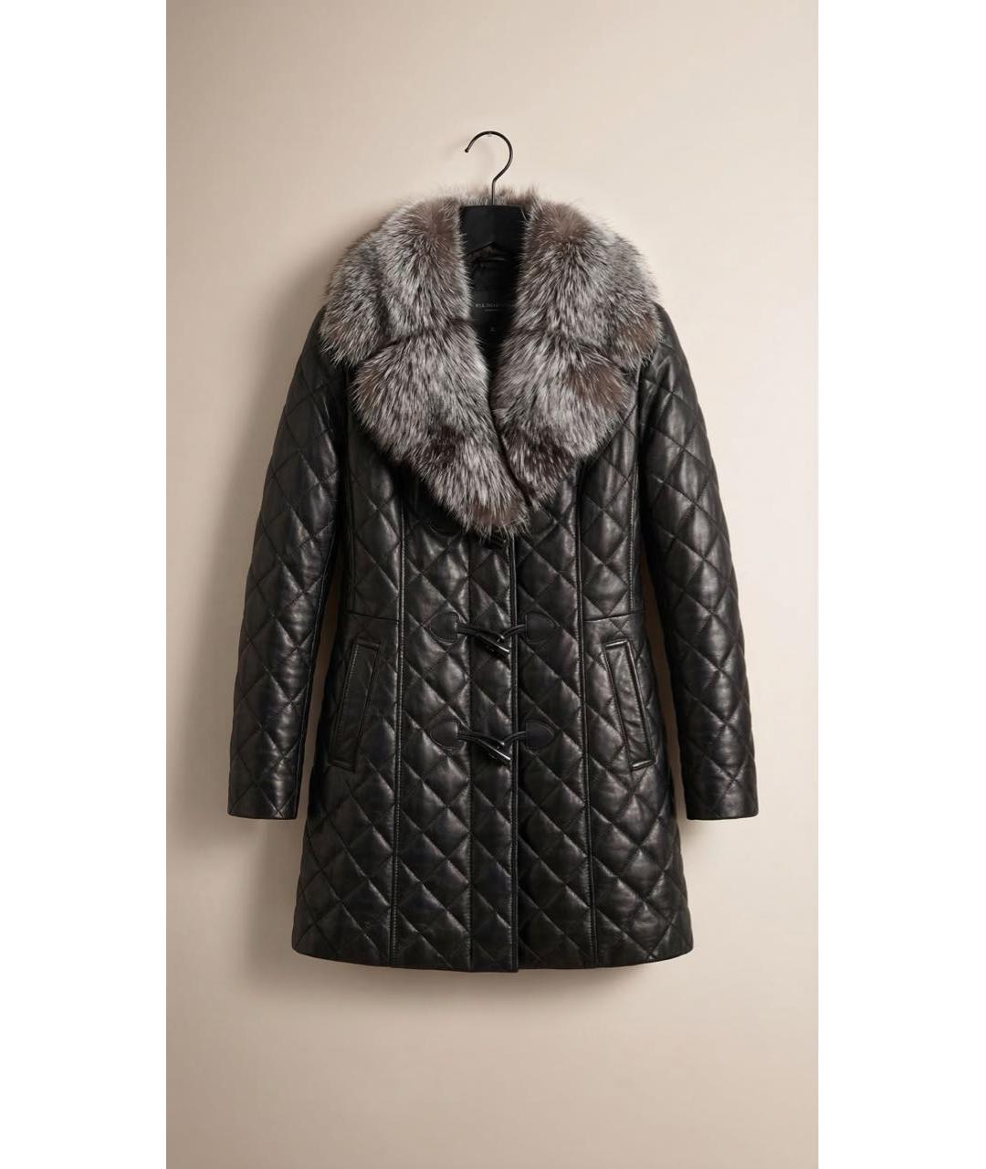 1017 ALYX 9SM Черный кожаный тренч/плащ, фото 3