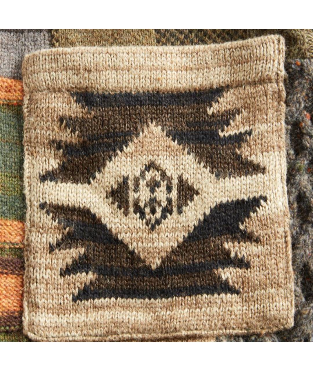 POLO RALPH LAUREN Коричневый кардиган, фото 5