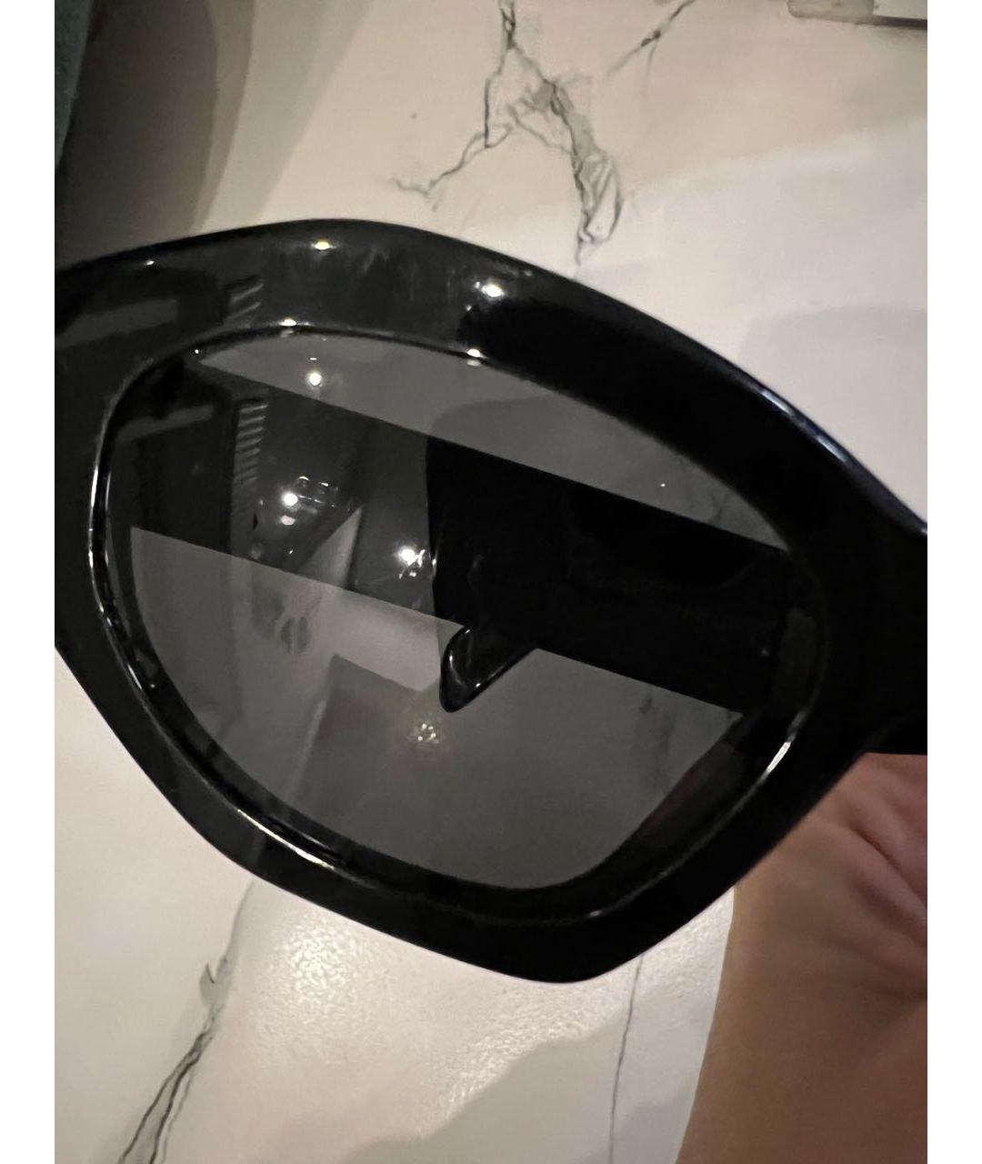 CELINE Черные пластиковые солнцезащитные очки, фото 7