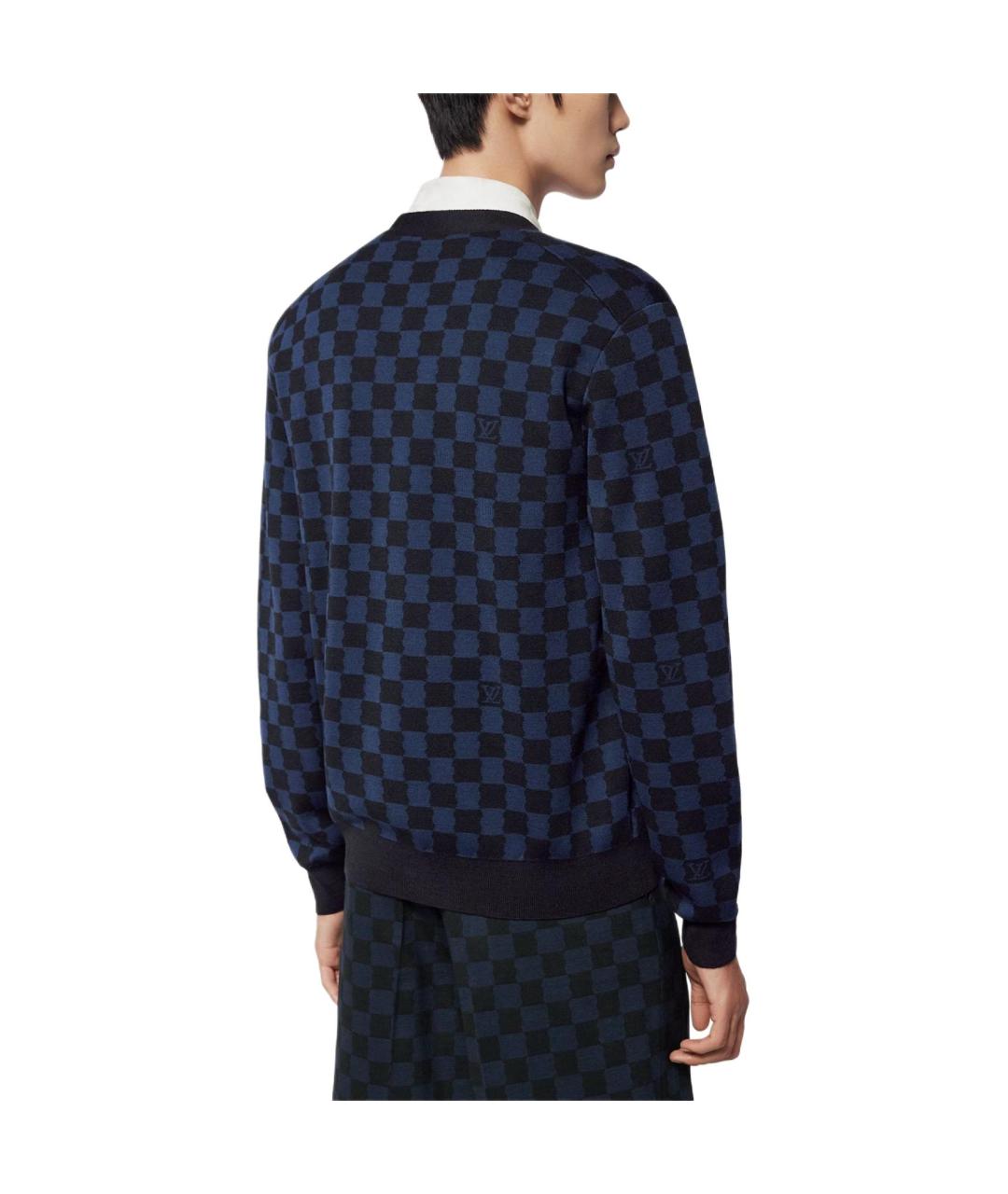LOUIS VUITTON Синий кардиган, фото 3