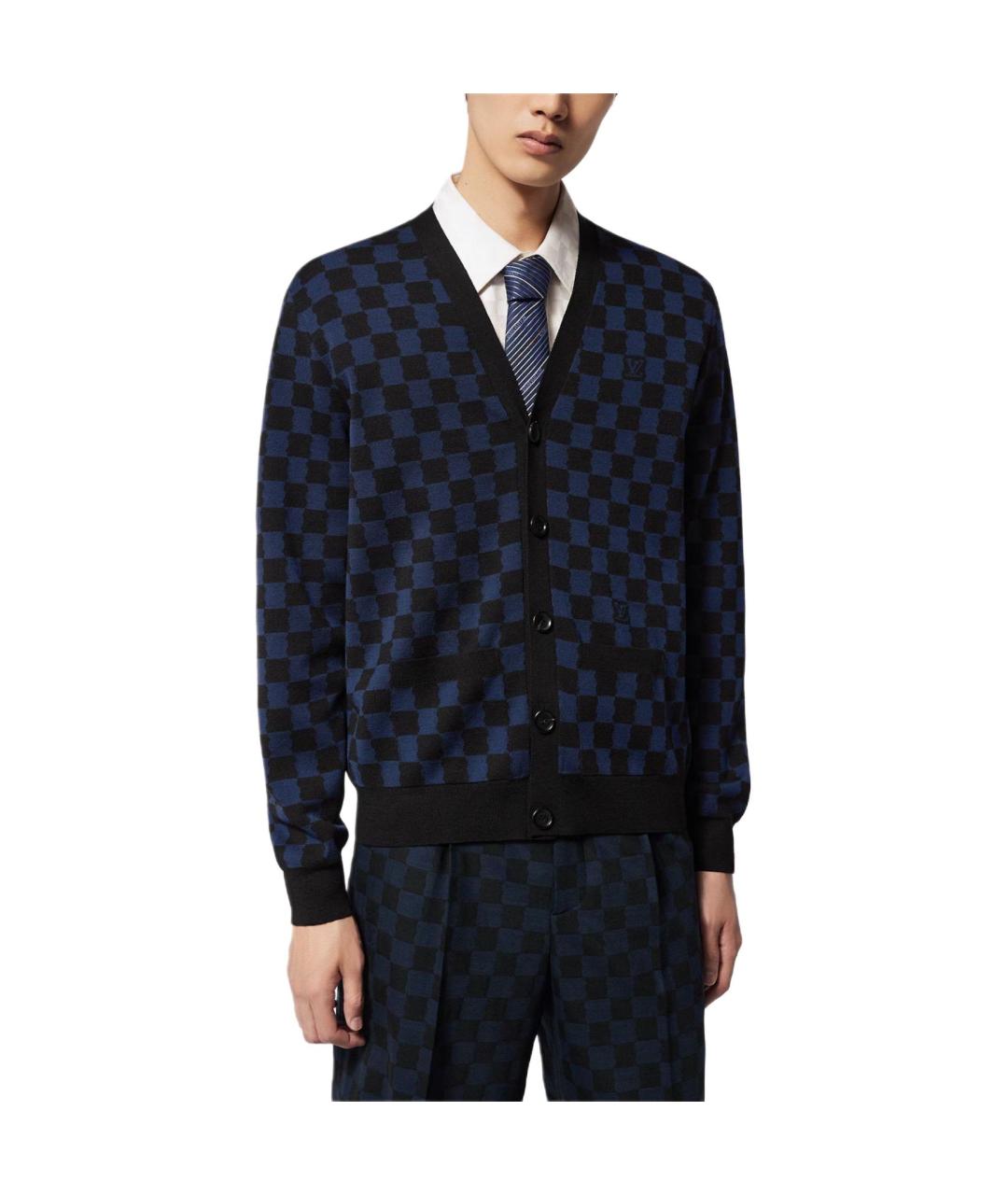 LOUIS VUITTON Синий кардиган, фото 2