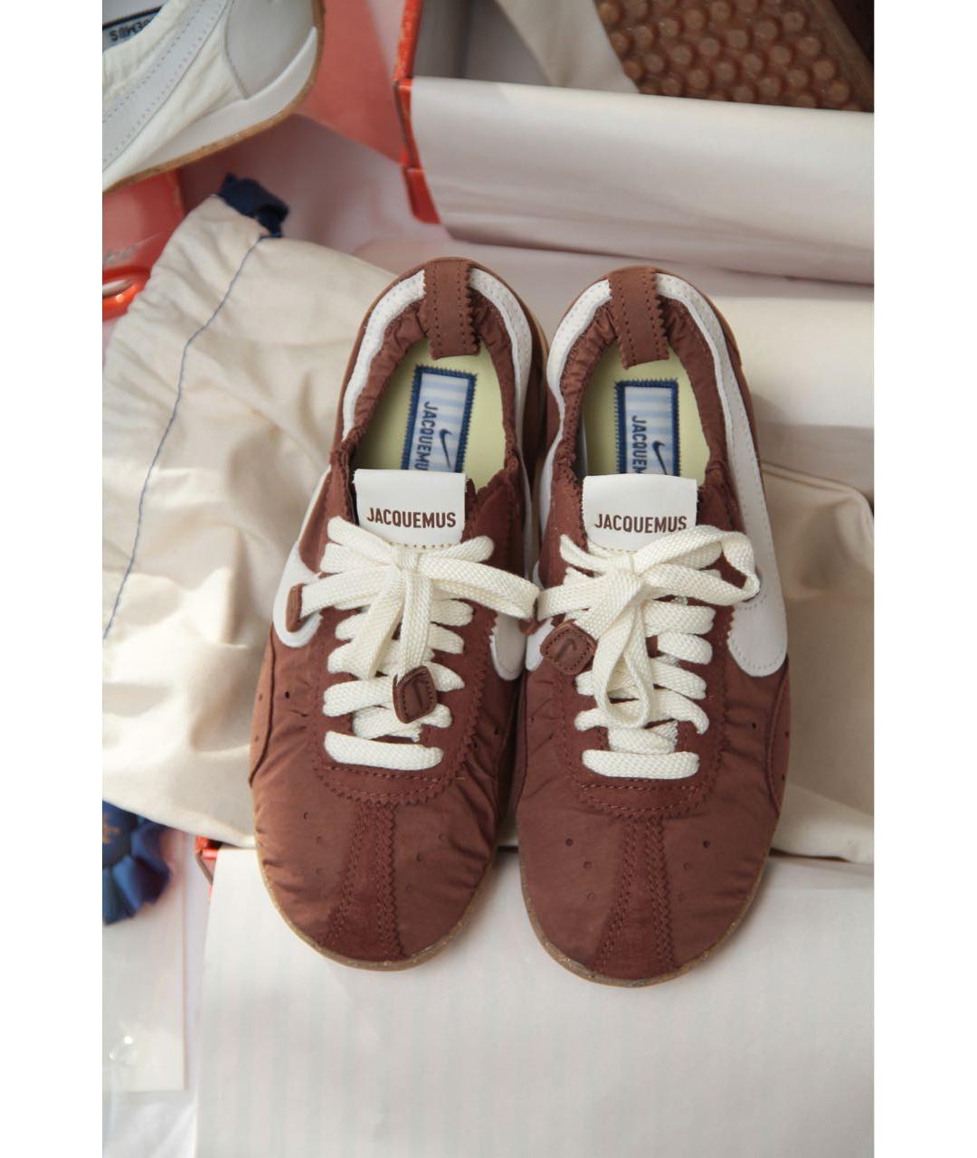 JACQUEMUS Коричневые кеды, фото 2