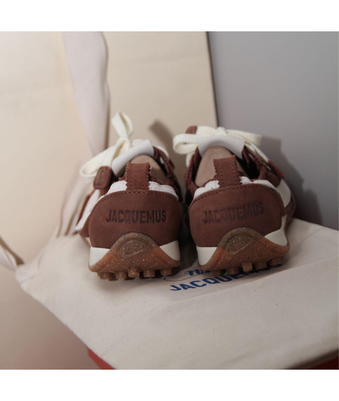 JACQUEMUS Коричневые кеды, фото 4