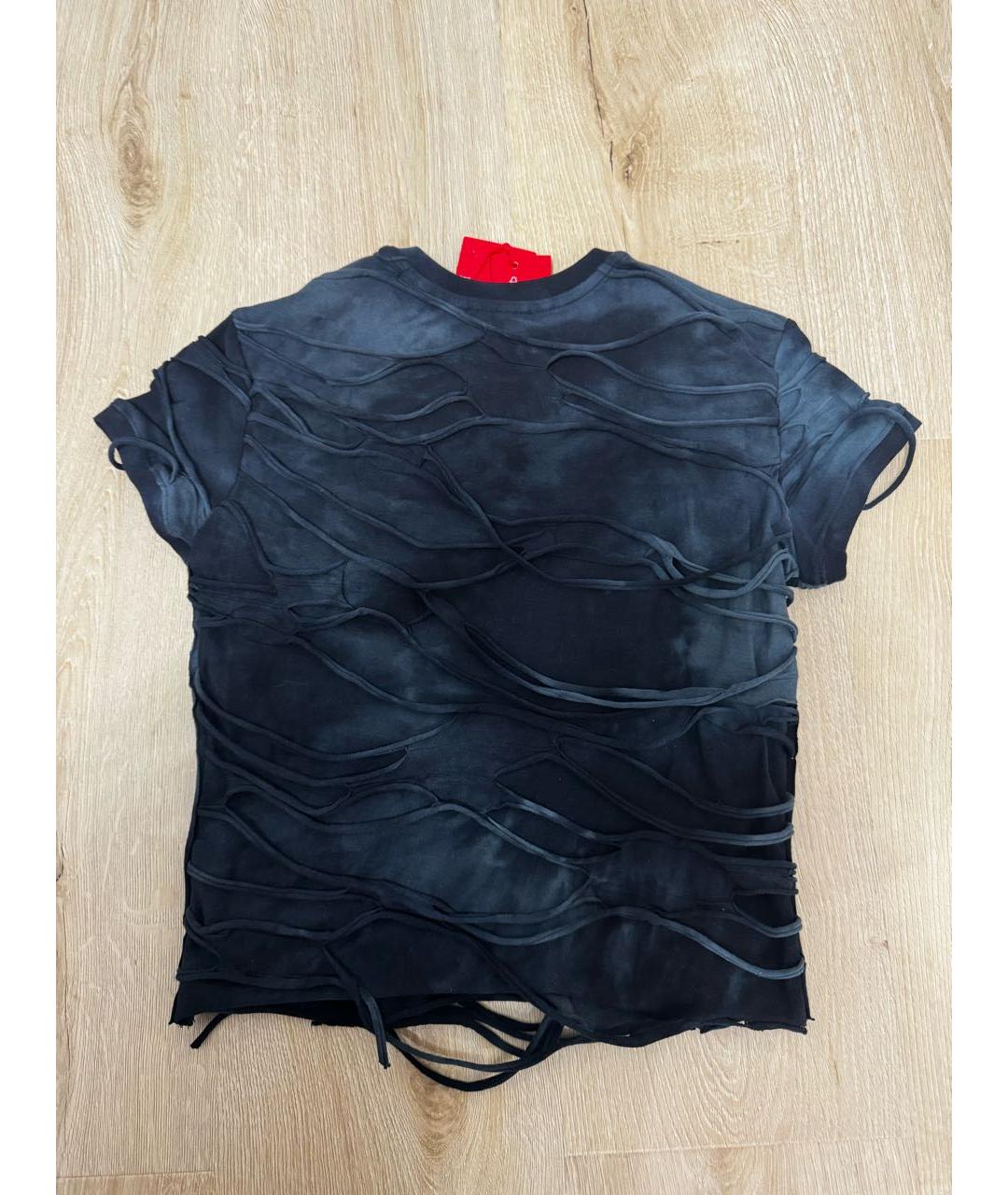 DIESEL Черная хлопковая майка, фото 2