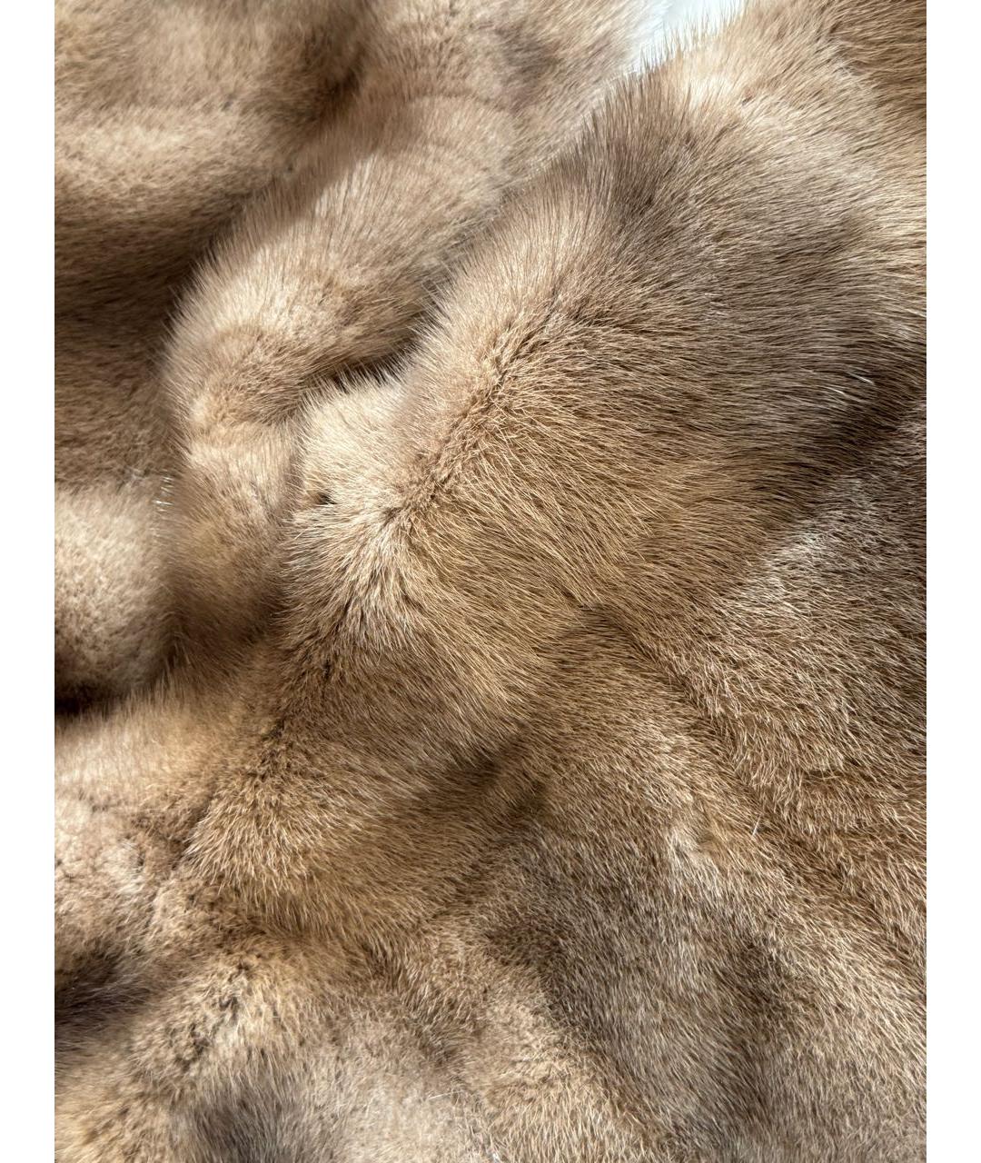 VALENTINO Коричневая меховая шуба, фото 8