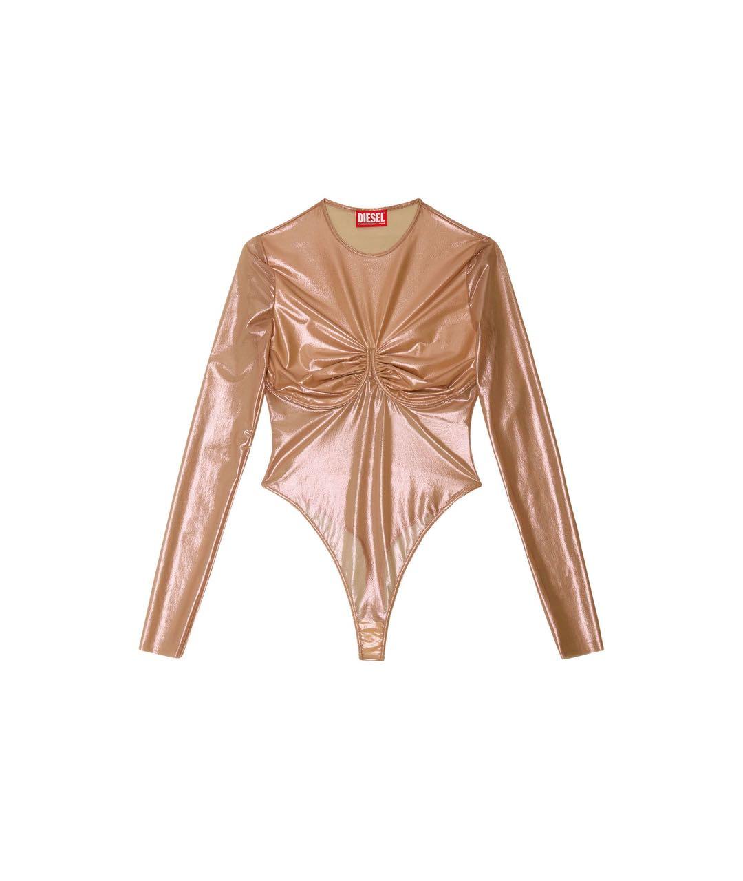 DIESEL Коралловое полиамидовое боди, фото 6
