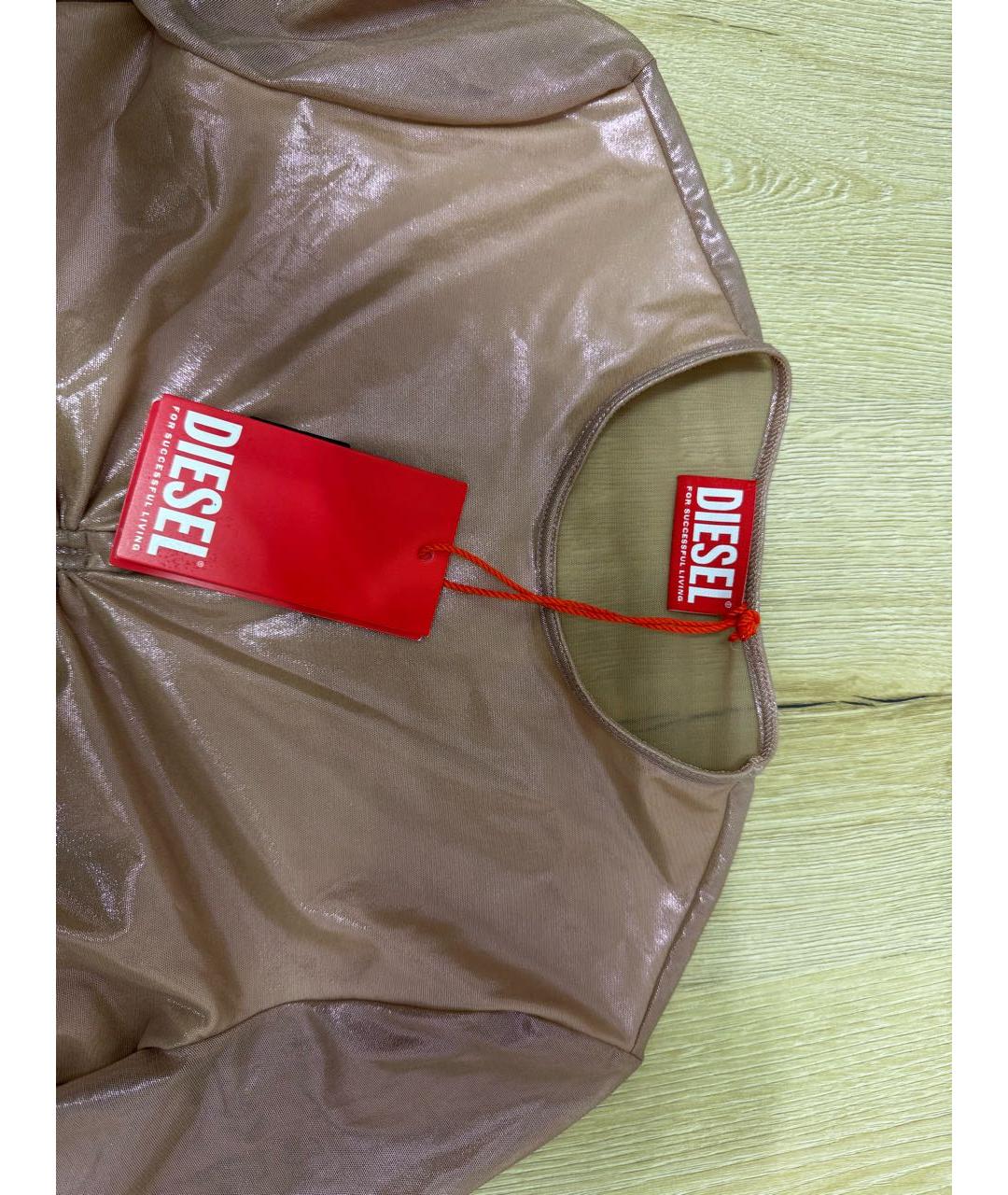 DIESEL Коралловое полиамидовое боди, фото 3