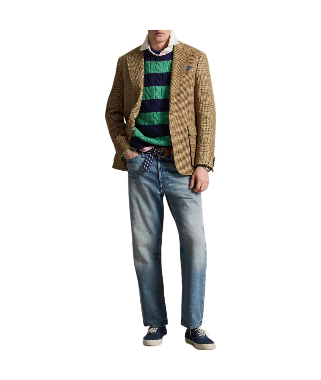 POLO RALPH LAUREN Зеленый джемпер / свитер, фото 4