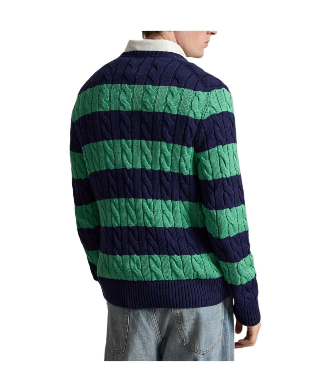 POLO RALPH LAUREN Зеленый джемпер / свитер, фото 3